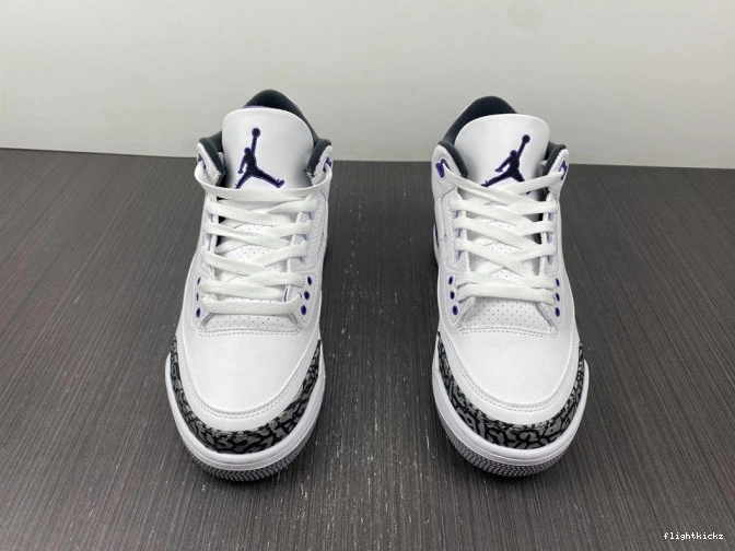 Jordan Retro CT8532-105 3 Air 'Dark Iris' 1127